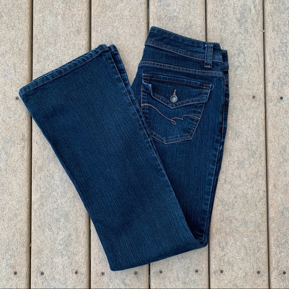 Nine West Dark Blue Bootcut Jeans